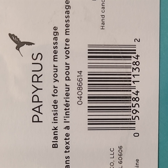 Papyrus Blank Flower "For You" Card - Picture 5 of 7